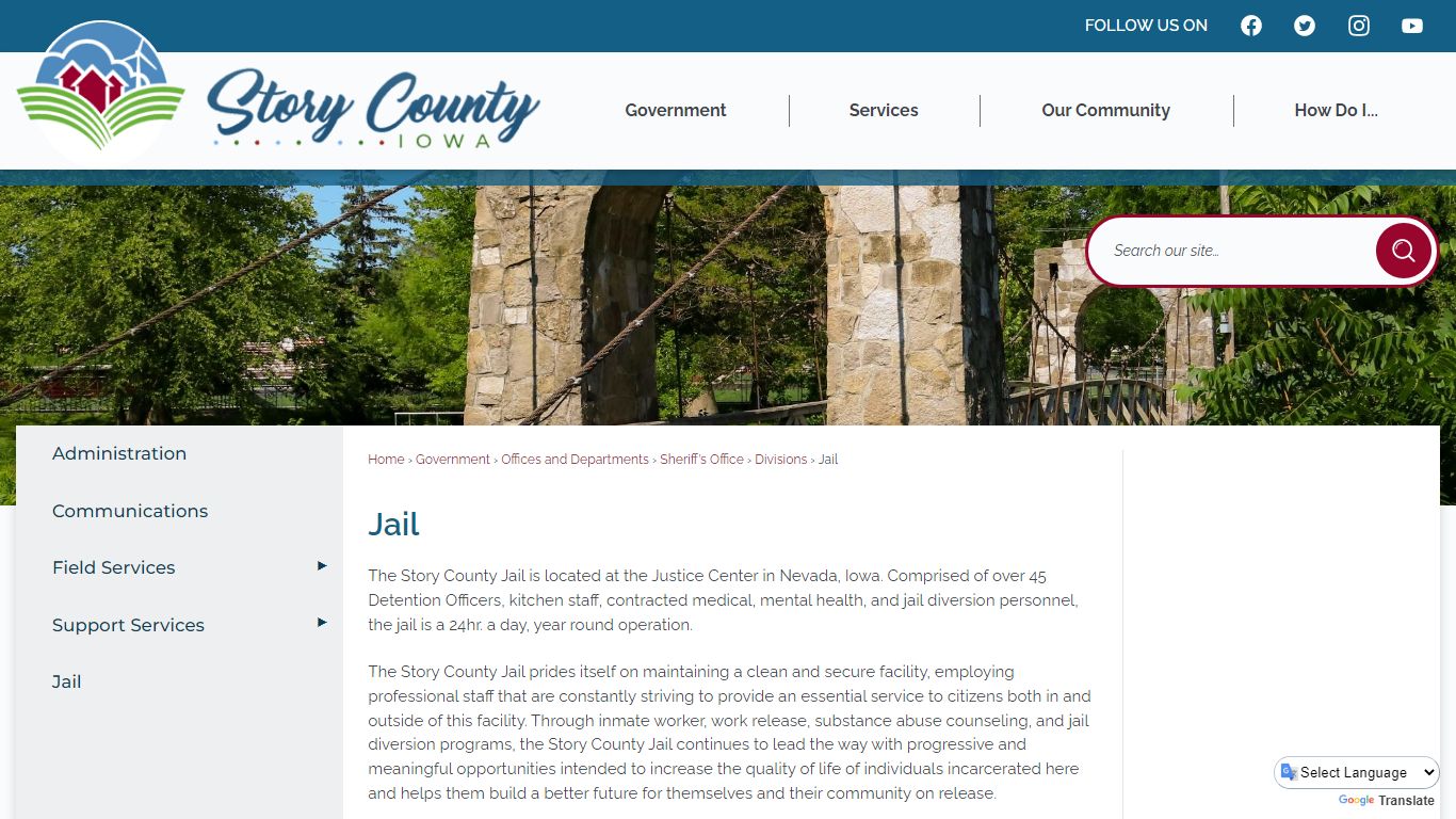Jail | Story County, IA - Official Website